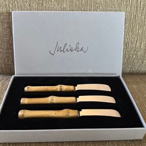 Juliska bamboo cocktail spreaders